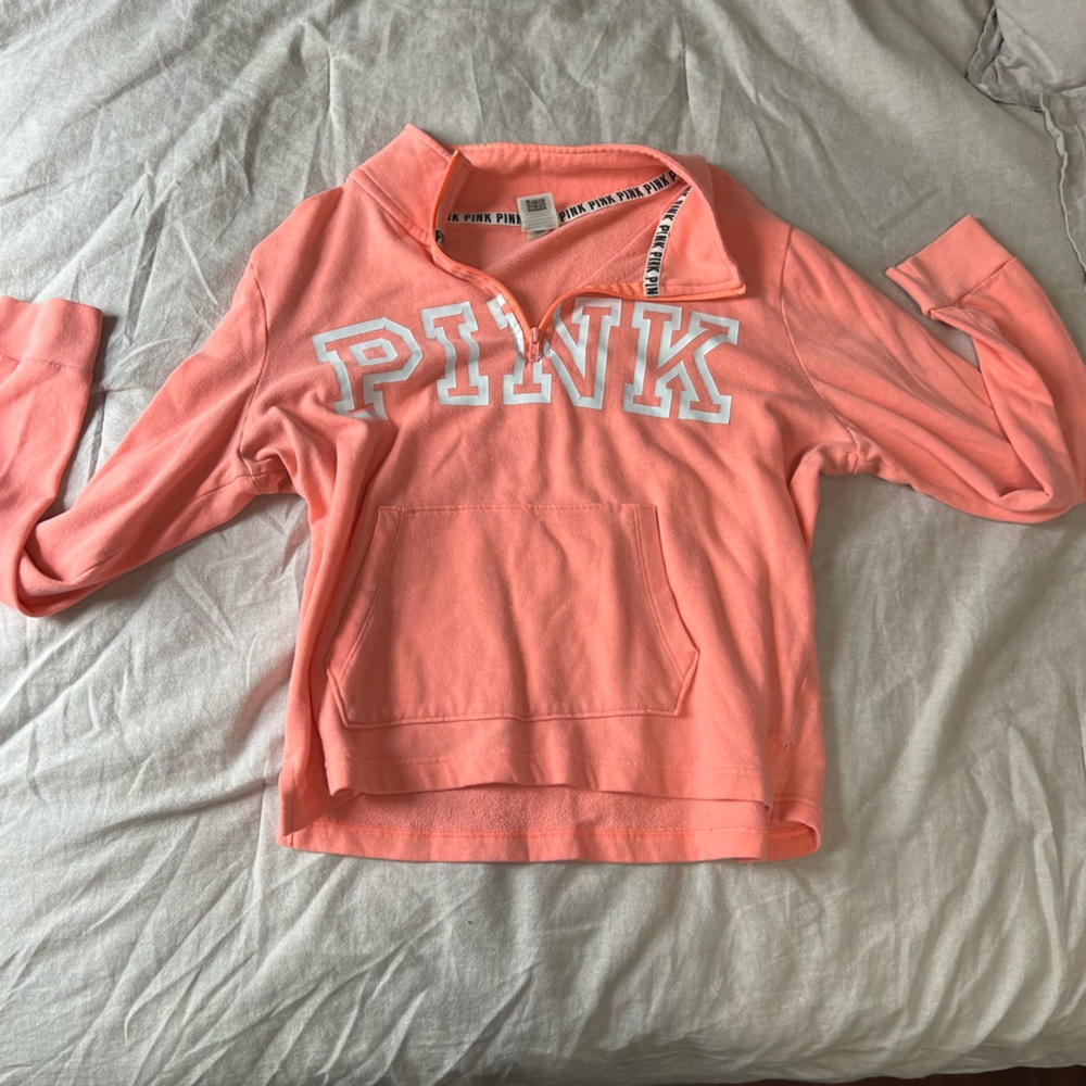 Pink pink vs quarter zip
